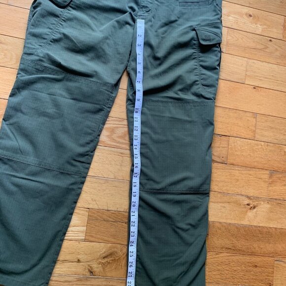 5.11 Tactical Men’s Cargo Pants 34x30 Ripstop Ranger Green – Reinforced Knees - Picture 7 of 11